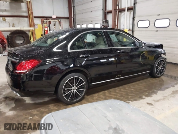 2020 Mercedes-Benz C 300 with VIN WDDWF8EB7LR562663, listed as a IAAI auction lot 41054444 with 36,146 mi miles and . Bid and sale history available at DreamBid. Image 4.