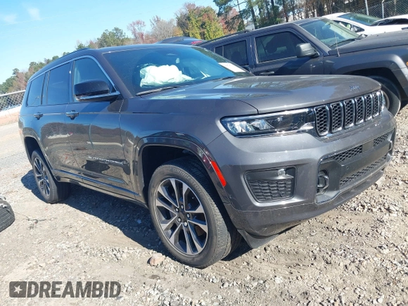 2022 Jeep Grand Cherokee Overland z VIN 1C4RJJDG6N8570854, wystawiony jako IAAI lot #40878737 z przebiegiem 19 947 mil mil oraz . Historia ofert i sprzedaży dostępna na DreamBid. Obrazek 1.