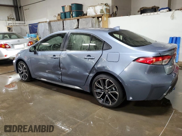 2021 Toyota Corolla SE with VIN JTDS4MCE6MJ074941, listed as a Copart auction lot 50351895 with 12,352 mi miles and Salvage Title. Bid and sale history available at carsss.com. Image 2.