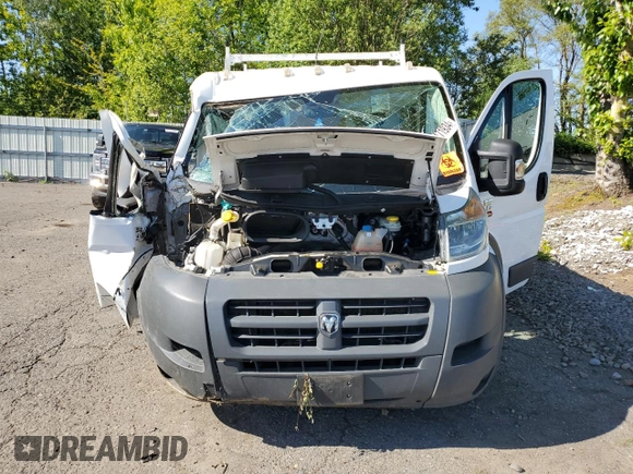 2017 Ram ProMaster Cargo with VIN 3C6TRVNG0HE502815, listed as a Copart auction lot 53471934 with Not Provided miles and Salvage Title. Bid and sale history available at carsss.com. Image 5.