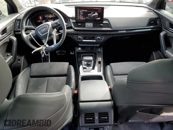 2022 Audi SQ5 Prestige with VIN WA1C4AFY7N2042403, listed as a Copart auction lot 76625154 with 48,871 mi miles and Salvage Title. Bid and sale history available at carsss.com. Image 8.