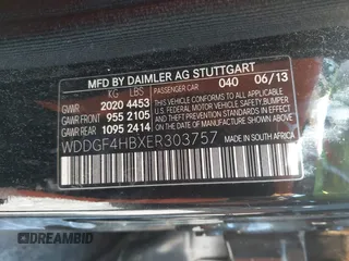 2014 Mercedes-Benz C 250 Sport with VIN WDDGF4HBXER303757, listed as a IAAI auction lot 42739717 with 110,738 mi miles and . Bid and sale history available at DreamBid. Image 9.