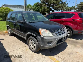 2006 Honda CR-V LX with VIN JHLRD68516C004132, listed as a Copart auction lot 55897555 with 192,107 mi miles and Clean Title. Bid and sale history available at DreamBid. Image 1.