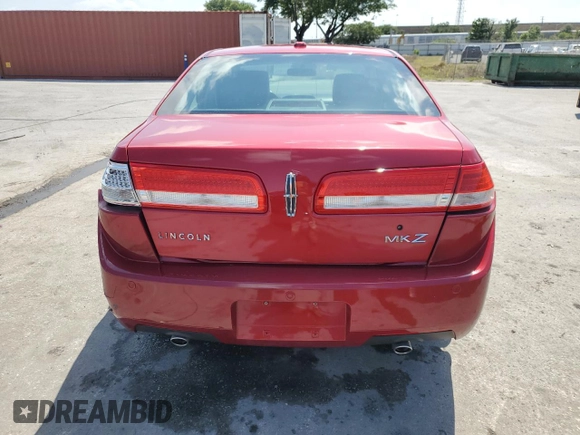 2012 Lincoln MKZ with VIN 3LNHL2GC7CR810893, listed as a Copart auction lot 54709745 with 104,838 mi miles and Salvage Title. Bid and sale history available at carsss.com. Image 6.
