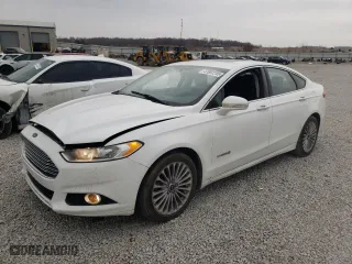 2014 Ford Fusion Titanium Hybrid with VIN 3FA6P0RU8ER279237, listed as a Copart auction lot 47887245 with 141,298 mi miles and Salvage Title. Bid and sale history available at carsss.com. Image 1.