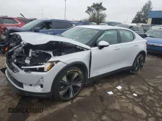 2024 Polestar 2 with VIN YSMFE3KA6RL215336, listed as a Copart auction lot 81899354 with 0 mi miles and Salvage Title. Bid and sale history available at carsss.com. Image 1.