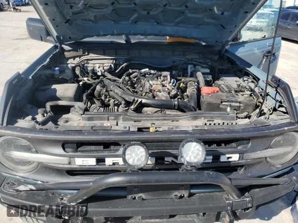 2022 Ford Bronco with VIN 1FMEE5BP5NLB10929, listed as a Copart auction lot 48568495 with 85,192 mi miles and Salvage Title. Bid and sale history available at DreamBid. Image 12.