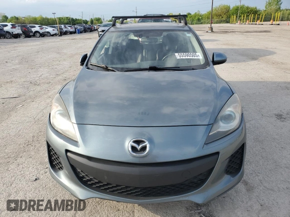 2012 Mazda 3 i Grand Touring with VIN JM1BL1M72C1656647, listed as a Copart auction lot 55590505 with 133,716 mi miles and Salvage title. Bid and sale history available at DreamBid. Image 5.