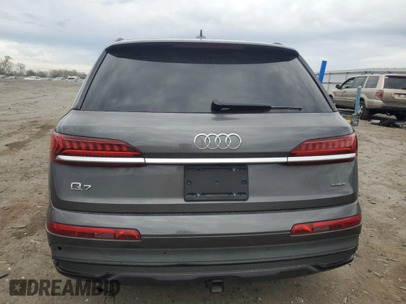 2020 Audi Q7 Premium Plus with VIN WA1LXAF70LD002518, listed as a Copart auction lot 51307775 with 46,961 mi miles and Salvage Title. Bid and sale history available at carsss.com. Image 6.