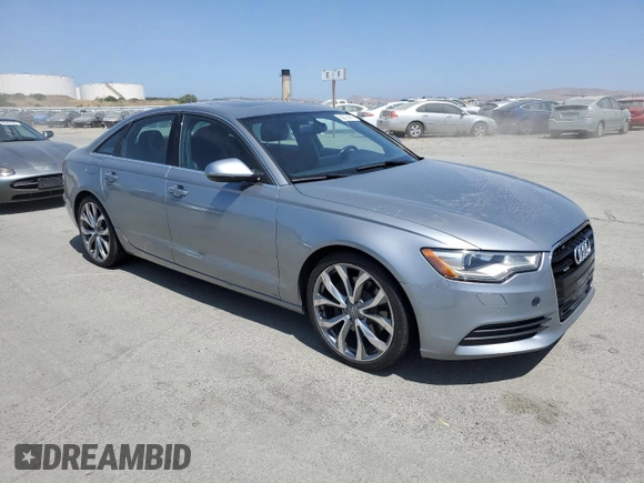 2015 Audi A6 Premium Plus with VIN WAUGFAFCXFN021824, listed as a Copart auction lot 60576435 with 164,019 mi miles and Clean title. Bid and sale history available at DreamBid. Image 4.