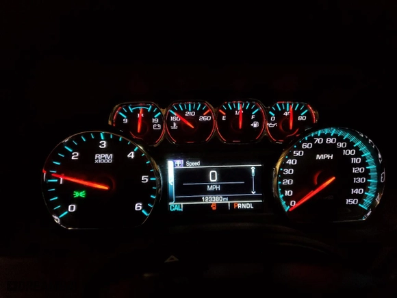 2018 Chevrolet Tahoe Commercial with VIN 1GNSKDEC3JR317191, listed as a Copart auction lot 44179195 with 123,380 mi miles and Clean Title. Bid and sale history available at carsss.com. Image 9.