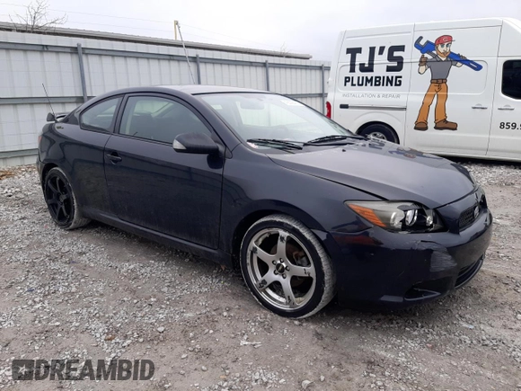 2010 Scion tC with VIN JTKDE3B74A0315490, listed as a Copart auction lot 43698465 with 154,695 mi miles and Salvage Title. Bid and sale history available at carsss.com. Image 4.