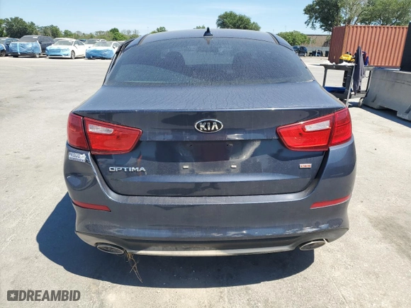 2015 Kia Optima LX with VIN 5XXGM4A73FG487272, listed as a Copart auction lot 50742005 with 100,322 mi miles and Non Repairable. Bid and sale history available at carsss.com. Image 6.