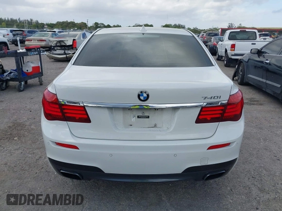 2014 BMW 7 Series 740i with VIN WBAYA6C53ED144195, listed as a IAAI auction lot 41720500 with 123,776 mi miles and . Bid and sale history available at DreamBid. Image 16.