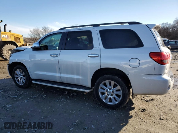 2008 Toyota Sequoia Platinum with VIN 5TDBY67A78S022587, listed as a Copart auction lot 86920864 with 207,790 mi miles and Salvage Title. Bid and sale history available at carsss.com. Image 2.