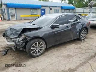 2016 Acura TLX Advance with VIN 19UUB3F74GA000641, listed as a Copart auction lot 55350555 with 135,221 mi miles and Salvage title. Bid and sale history available at DreamBid. Image 1.