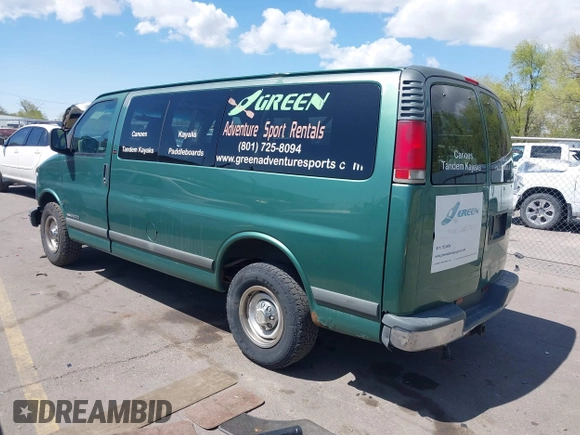 1999 GMC Savana z VIN 1GJHG35R4X1134983, wystawiony jako IAAI lot #42084648 z przebiegiem 167 848 mil mil oraz . Historia ofert i sprzedaży dostępna na DreamBid. Obrazek 3.