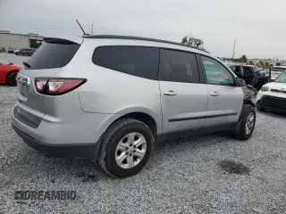 2014 Chevrolet Traverse LS z VIN 1GNKRFED0EJ257455, wystawiony jako Copart lot #58961415 z przebiegiem 136 284 mil mil oraz Szkoda całkowita • Salvage title. Historia ofert i sprzedaży dostępna na DreamBid. Obrazek 3.
