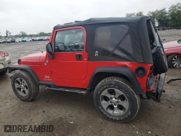 2006 Jeep Wrangler SE with VIN 1J4FA29S46P786905, listed as a Copart auction lot 73172234 with 172,418 mi miles and Salvage Title. Bid and sale history available at carsss.com. Image 2.