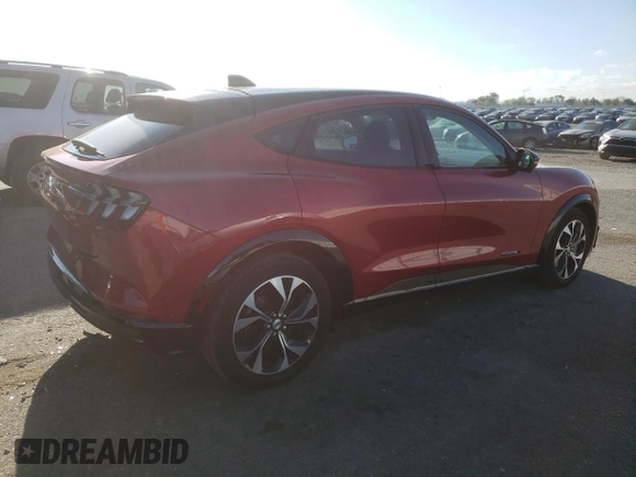 2023 Ford Mustang Mach-E Premium with VIN 3FMTK3SU5PMB06746, listed as a Copart auction lot 50544575 with 18,176 mi miles and Non Repairable. Bid and sale history available at DreamBid. Image 3.