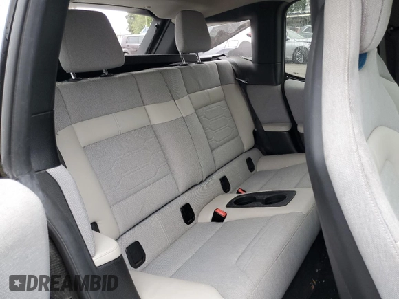 2015 BMW i3 with VIN WBY1Z2C58FV287045, listed as a Copart auction lot 48168585 with 55,343 mi miles and Salvage Title. Bid and sale history available at carsss.com. Image 10.