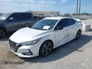 2021 Nissan Sentra SR with VIN 3N1AB8DV2MY317845, listed as a IAAI auction lot 42065894 with 46,978 mi miles. Bid and sale history available at carsss.com. Image 17.