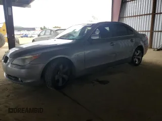 2004 BMW 5 Series 530i with VIN WBANA73504B059236, listed as a Copart auction lot 47633475 with 211,366 mi miles and Salvage Title. Bid and sale history available at carsss.com. Image 1.