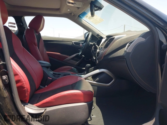 2013 Hyundai Veloster w/Gray Int with VIN KMHTC6AD2DU140750, listed as a IAAI auction lot 42615351 with 191,873 mi miles and . Bid and sale history available at DreamBid. Image 5.