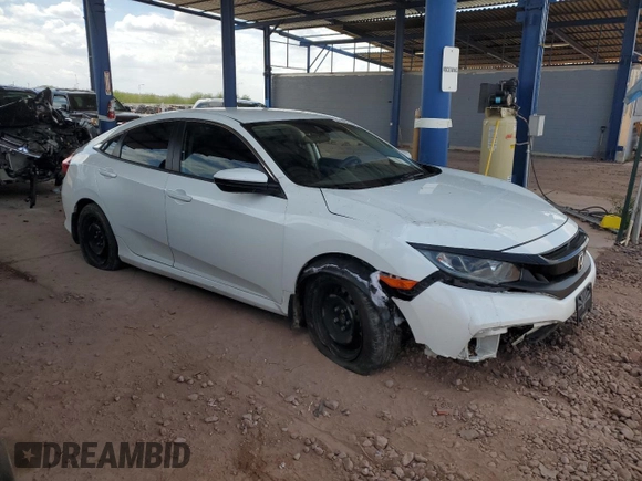 2020 Honda Civic LX z VIN 19XFC2F65LE016523, wystawiony jako Copart lot #55745755 z przebiegiem 66 021 mil mil oraz Szkoda całkowita • Salvage title. Historia ofert i sprzedaży dostępna na DreamBid. Obrazek 4.