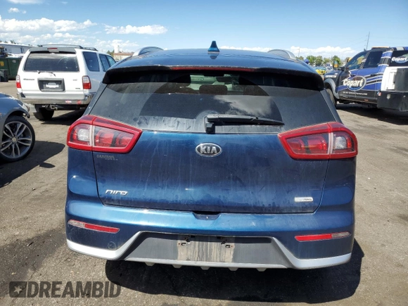2018 Kia Niro FE with VIN KNDCB3LC3J5153586, listed as a Copart auction lot 67864184 with 86,574 mi miles and Salvage Title. Bid and sale history available at carsss.com. Image 6.