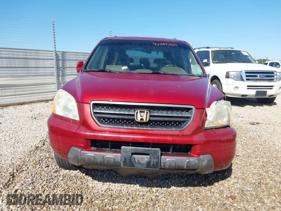 2005 Honda Pilot EX-L with VIN 5FNYF18505B022497, listed as a IAAI auction lot 41994385 with 199,143 mi miles. Bid and sale history available at carsss.com. Image 12.