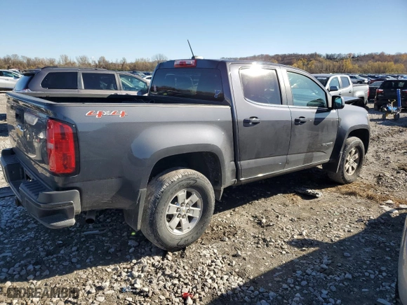 2017 Chevrolet Colorado 4WD WT with VIN 1GCGTBEN3H1331604, listed as a Copart auction lot 81358304 with 76,358 mi miles and Salvage Title. Bid and sale history available at carsss.com. Image 3.
