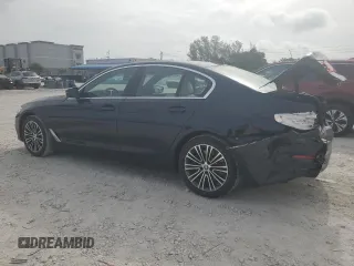 2020 BMW 5 Series 530i with VIN WBAJR3C00LWW70329, listed as a Copart auction lot 62140015 with 26,563 mi miles and Salvage title. Bid and sale history available at DreamBid. Image 2.