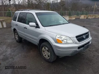 2004 Honda Pilot EX with VIN 2HKYF18534H617991, listed as a IAAI auction lot 41855906 with 193,084 mi miles and . Bid and sale history available at DreamBid. Image 1.