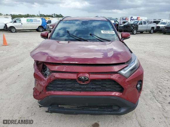 2022 Toyota RAV4 XLE Premium with VIN 2T3C1RFV5NW226684, listed as a Copart auction lot 42021355 with 19,722 mi miles and Salvage Title. Bid and sale history available at carsss.com. Image 5.