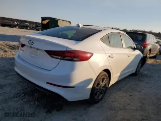 2017 Hyundai Elantra SE with VIN 5NPD84LF4HH040257, listed as a Copart auction lot 46703985 with 72,634 mi miles and Salvage Title. Bid and sale history available at carsss.com. Image 3.