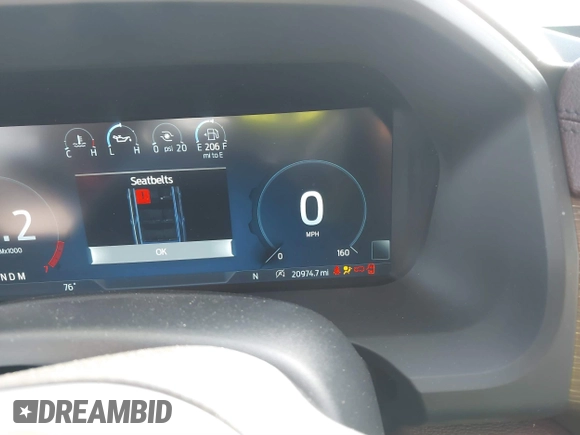 2023 Ford Expedition Max Limited with VIN 1FMJK2A87PEA60087, listed as a IAAI auction lot 41454904 with 20,974 mi miles and . Bid and sale history available at DreamBid. Image 7.