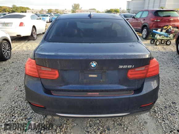 2013 BMW 3 Series 328i with VIN WBA3C1C55DF438191, listed as a Copart auction lot 51116325 with 175,440 mi miles and Salvage Title. Bid and sale history available at carsss.com. Image 6.