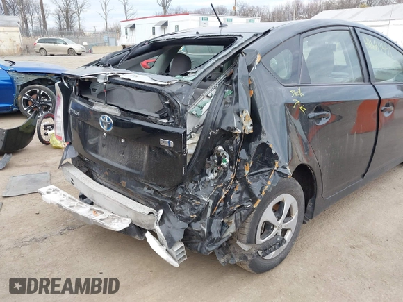 2013 Toyota Prius One with VIN JTDKN3DU8D0338101, listed as a IAAI auction lot 41684551 with 120,868 mi miles and . Bid and sale history available at DreamBid. Image 6.