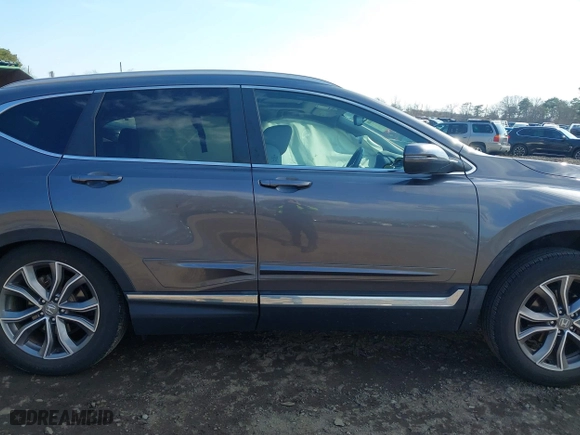 2021 Honda CR-V Touring with VIN 2HKRW2H9XMH645901, listed as a IAAI auction lot 41870446 with 22,996 mi miles. Bid and sale history available at carsss.com. Image 14.