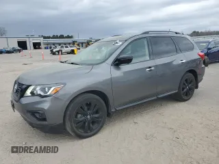 2018 Nissan Pathfinder SL z VIN 5N1DR2MM2JC641856, wystawiony jako Copart lot #49506945 z przebiegiem 109 698 mil mil oraz Szkoda całkowita • Salvage title. Historia ofert i sprzedaży dostępna na DreamBid. Obrazek 1.