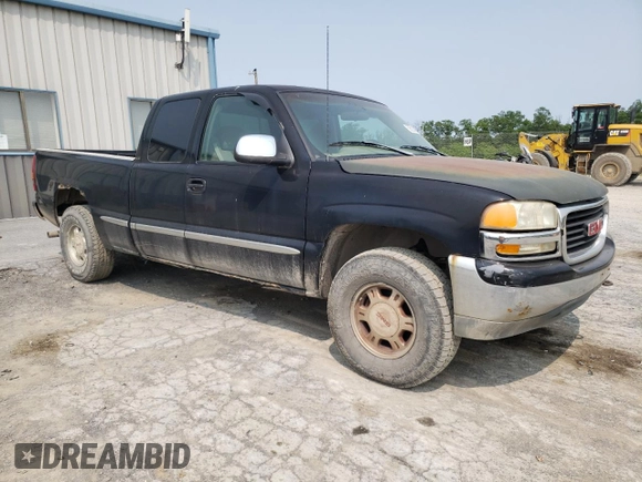 1999 GMC Sierra 1500 SLE z VIN 1GTEK19T1XE525598, wystawiony jako Copart lot #59525385 z przebiegiem 201 067 mil mil oraz Czysty tytuł • Clean title. Historia ofert i sprzedaży dostępna na DreamBid. Obrazek 4.