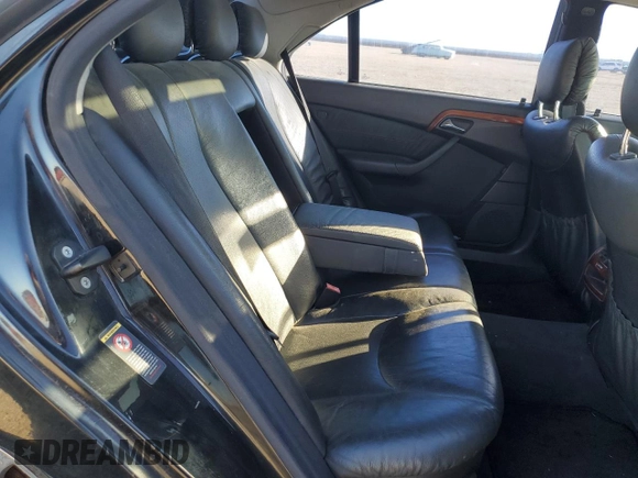 2001 Mercedes-Benz S-Class with VIN WDBNG70J41A147953, listed as a Copart auction lot 47106675 with 0 mi miles and Salvage Title. Bid and sale history available at carsss.com. Image 10.