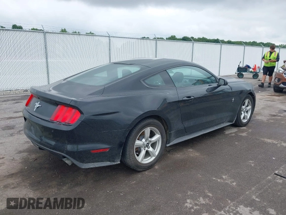 2017 Ford Mustang V6 with VIN 1FA6P8AMXH5335695, listed as a IAAI auction lot 42358800 with 110,919 mi miles and . Bid and sale history available at DreamBid. Image 4.