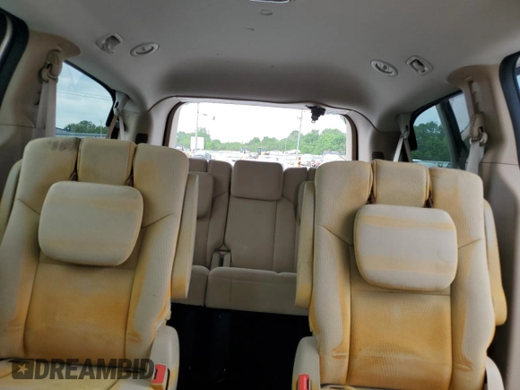 2015 Dodge Grand Caravan SE with VIN 2C4RDGBGXFR613918, listed as a Copart auction lot 55146355 with Not Provided miles and Salvage Title. Bid and sale history available at DreamBid. Image 10.