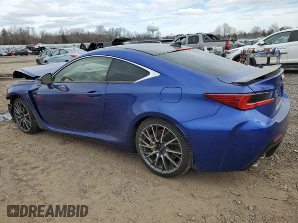 2015 Lexus RC F F z VIN JTHHP5BCXF5002500, wystawiony jako Copart lot #45632835 z przebiegiem 100 785 mil mil oraz Szkoda całkowita • Salvage title. Historia ofert i sprzedaży dostępna na DreamBid. Obrazek 2.