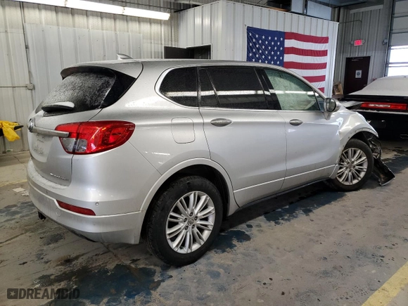 2017 Buick Envision Preferred with VIN LRBFXASA5HD027067, listed as a Copart auction lot 44710735 with 0 mi miles and Salvage Title. Bid and sale history available at carsss.com. Image 3.