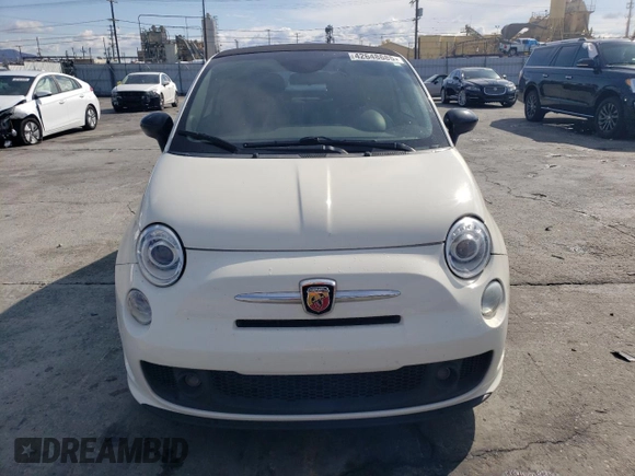 2013 FIAT 500 Abarth with VIN 3C3CFFJH4DT628966, listed as a Copart auction lot 42648685 with 102,045 mi miles and Salvage title. Bid and sale history available at DreamBid. Image 5.