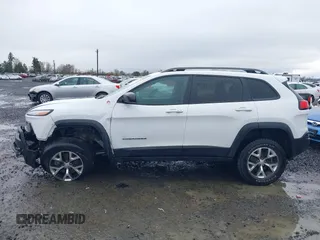 2018 Jeep Cherokee Trailhawk with VIN 1C4PJMBBXJD567022, listed as a IAAI auction lot 41834618 with 41,017 mi miles and . Bid and sale history available at DreamBid. Image 14.
