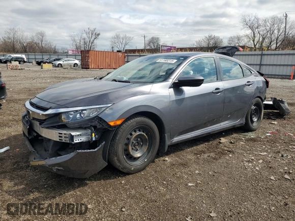 2017 Honda Civic LX with VIN 19XFC2F55HE034793, listed as a Copart auction lot 51168315 with Not Provided miles and Salvage Title. Bid and sale history available at DreamBid. Image 1.